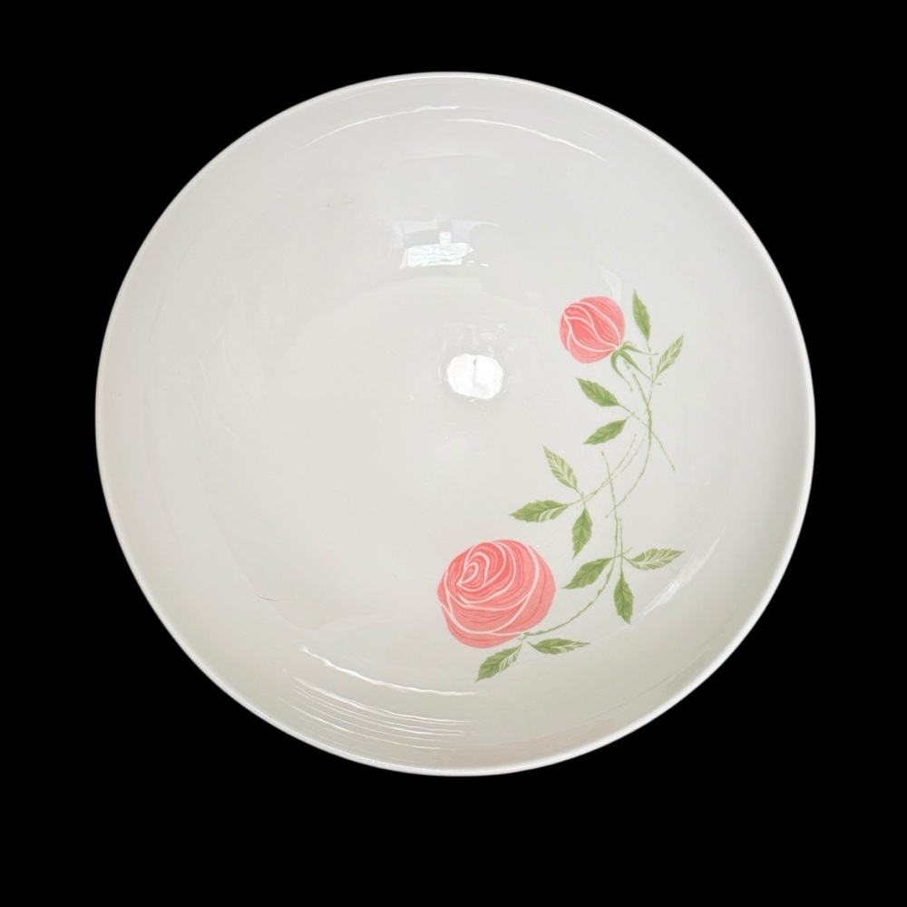 Vintage Franciscan Pink-a-Dilly 10” Serving Bowl MCM 1950’s Vegetable Bowl